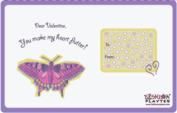 FashionPlaytes Butterfly Cards