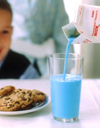 Blue Milk Prank!