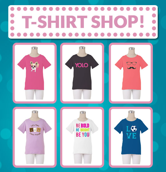 t-shirts for girls at fpgirl