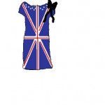 A cute ,yet chic British-inspired Alex dress!