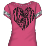 This is my zebra print perspective of the Alex