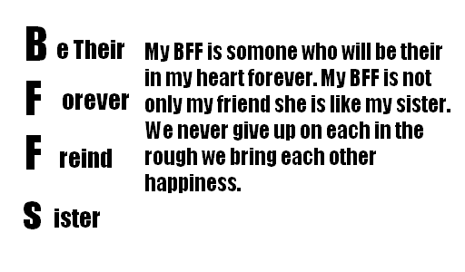 my meaning of bffs