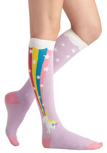 8. Rainbow Unicorn Stockings