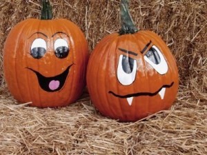 Fall DIY Crafts: Painted Pumpkins